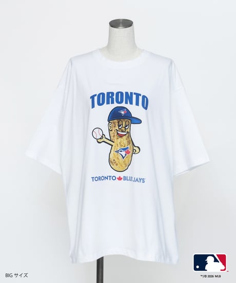 MLB TEE(トロント・ブルージェイズ)【WCJ-GC-038WHT-TOR】※8月上旬～中旬発送予定