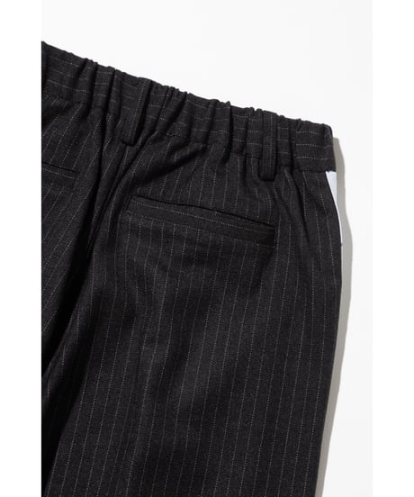 ストライプワイドパンツ【WCJ-SP-024BLK】※11月上旬発送予定