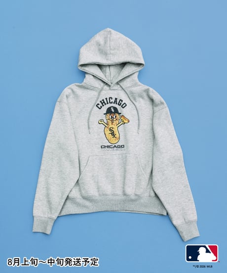 MLB HOODIE(シカゴ・ホワイトソックス)【WCJ-GC-058GRY-CWS】※8月上旬～中旬発送予定