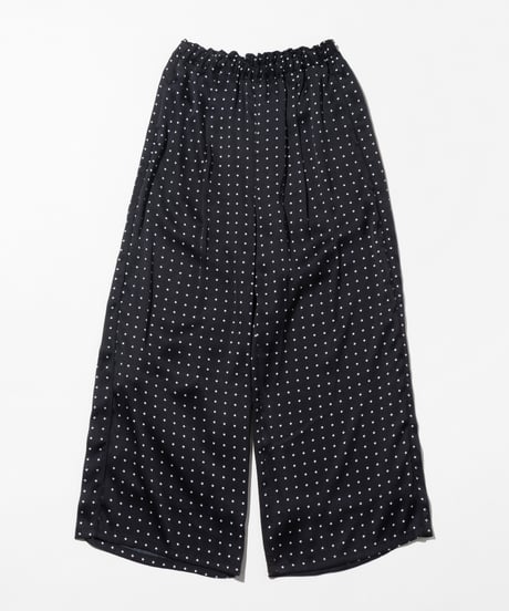 ドットワイドパンツ【WCJ-SP-021BLK】※8月下旬発送予定