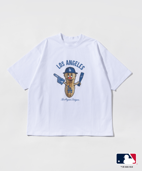 MLB TEE(ロサンゼルス・ドジャース)【WCJ-GC-038WHT-LAD】※8月上旬～中旬発送予定