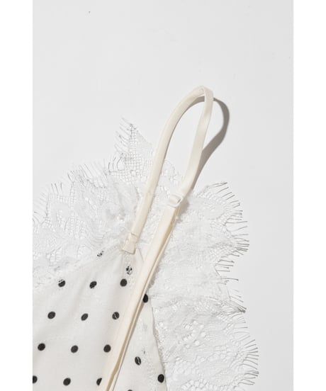 ドットアシメチュニック【WCJ-SP-016WHT】※8月下旬発送予定