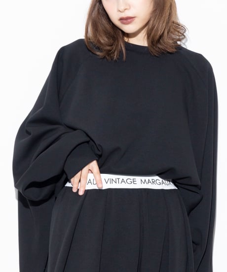 《予約8/2(日)まで｜９月ごろ入荷予定》【 MARGAUX VINTAGE 】- MG PT - 26141 - A - ロゴウエストタックパンツ