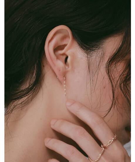 《9/23(水)18:00まで｜12/中旬〜入荷》【 CHIGNON 】[0066-777SH] ｽﾃﾝﾚｽﾋﾟｱｽ&ｲﾔｶﾌｾｯﾄ
