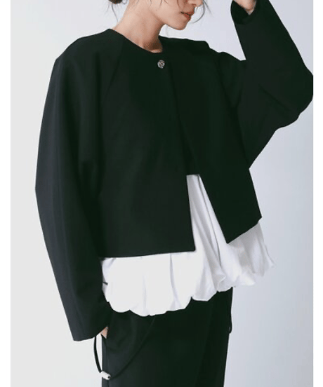 《9/22(火)まで｜12/中旬〜入荷》【 CHIGNON 】[4866-601YX] ｿﾌﾄﾂｲﾙﾄﾞﾙﾏﾝJK