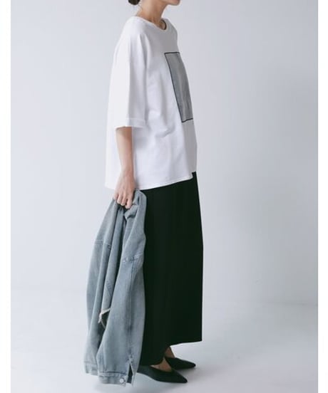 《9/22(火)まで｜12/上旬〜入荷》【 CHIGNO】[8466-762KK] PHOTOｵｰｶﾞﾝｼﾞｰﾐﾆ裏TEE