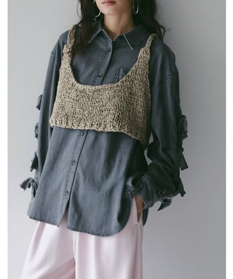 《9/22(火)まで｜12/上旬〜入荷》【 CHIGNO】[1566-688BL] ﾏﾙﾁﾘﾎﾞﾝﾃﾞﾆﾑSH
