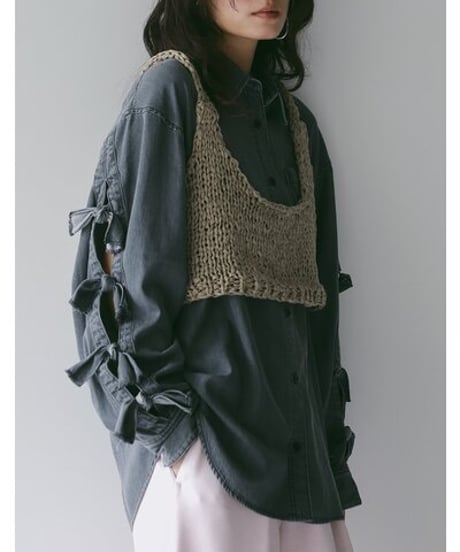 《9/22(火)まで｜12/上旬〜入荷》【 CHIGNO】[1566-688BL] ﾏﾙﾁﾘﾎﾞﾝﾃﾞﾆﾑSH