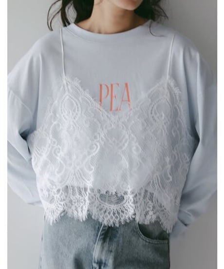 《9/22(火)まで｜12/上旬〜入荷》【 CHIGNO】[8466-770KO] "PEANUTS"ﾛｺﾞﾛﾝTEE