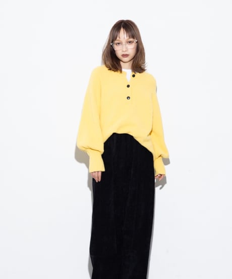 《予約8/2(日)まで｜１０月ごろ入荷予定》【 MARGAUX VINTAGE 】- MG KN - 26145 - A - ヘンリーニットPO