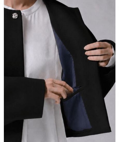 《9/22(火)まで｜12/中旬〜入荷》【 CHIGNON 】[4866-601YX] ｿﾌﾄﾂｲﾙﾄﾞﾙﾏﾝJK