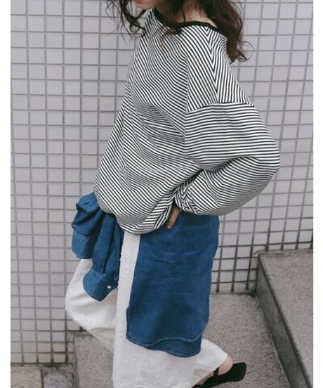 《9/22(火)まで｜12/上旬〜入荷》【 CHIGNO】[8466-763KK] ﾎﾞｰﾀﾞｰｽｳｪｯﾄPO