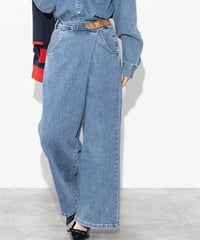 《予約10/25(日)まで｜２月ごろ入荷予定》【 MARGAUX VINTAGE 】- MG PT - 27015 - S - バックルデニムパンツ
