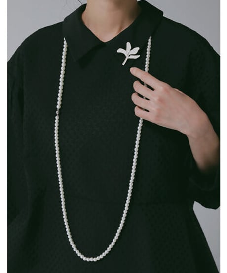 《9/22(火)まで｜12/中旬〜入荷》【 CHIGNO】[0066-785SH] ﾘｰﾌｴﾎﾟﾌﾞﾛｰﾁ&ﾈｯｸﾚｽ