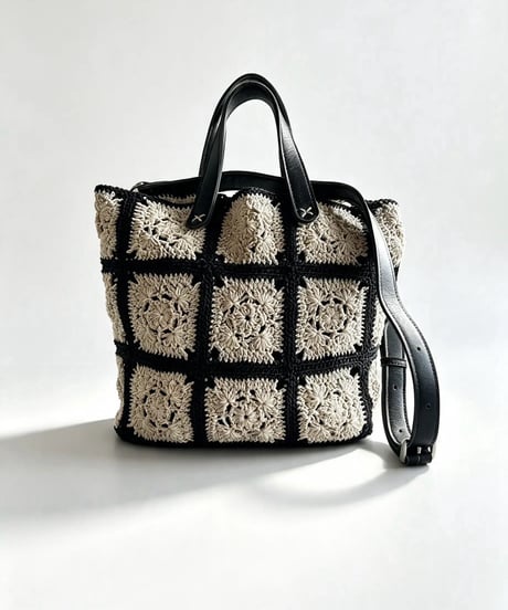 《 予約〆切11/4まで》1月頃 【 Arée 】Crochet Tote Bag -AR261TB014-