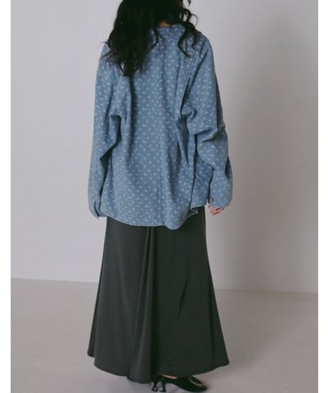 《9/22(火)まで｜12/上旬〜入荷》【 CHIGNO】[4966-690BL] ﾌﾗﾜｰﾌﾟﾘﾝﾄﾃﾞﾆﾑｶﾊﾞｰｵｰﾙ