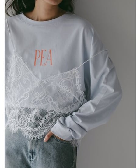 《9/22(火)まで｜12/上旬〜入荷》【 CHIGNO】[8466-770KO] "PEANUTS"ﾛｺﾞﾛﾝTEE