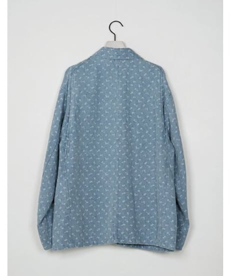 《9/22(火)まで｜12/上旬〜入荷》【 CHIGNO】[4966-690BL] ﾌﾗﾜｰﾌﾟﾘﾝﾄﾃﾞﾆﾑｶﾊﾞｰｵｰﾙ