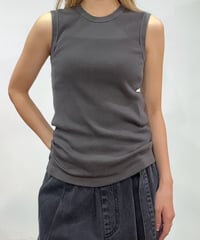 2月初旬頃入荷予定【 PRIORITY 】-P61150TW  - RIBタンクトップ