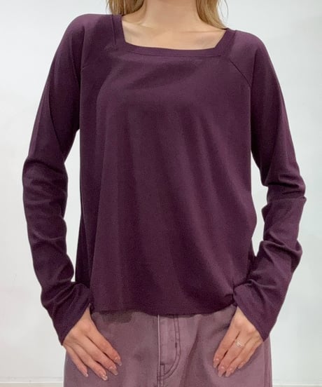 2月初旬頃入荷予定【 PRIORITY 】- P71142TW  - スクエアネックシアーロンT
