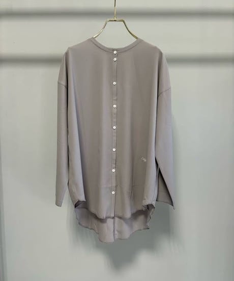 《予約10/25(日)まで｜２月ごろ入荷予定》【 MARGAUX VINTAGE 】- MG BL - 27020 - S - シアーロゴ刺繍ブラウス