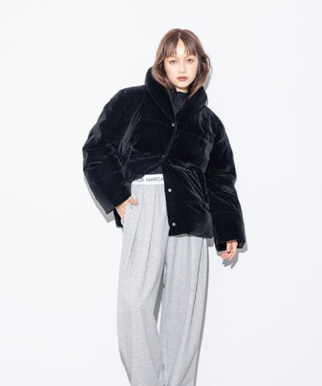 《予約8/2(日)まで｜９月ごろ入荷予定》【 MARGAUX VINTAGE 】- MG PT - 26141 - A - ロゴウエストタックパンツ