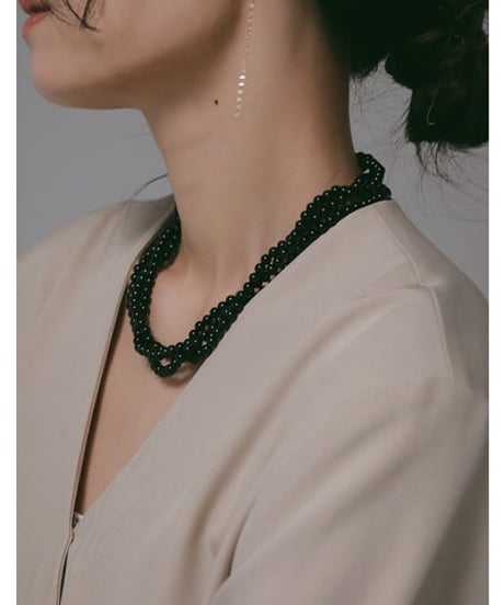 《9/22(火)まで｜12/中旬〜入荷》【 CHIGNO】[0063-735-2SH] 丸玉ﾏﾙﾁWAYﾈｯｸﾚｽ