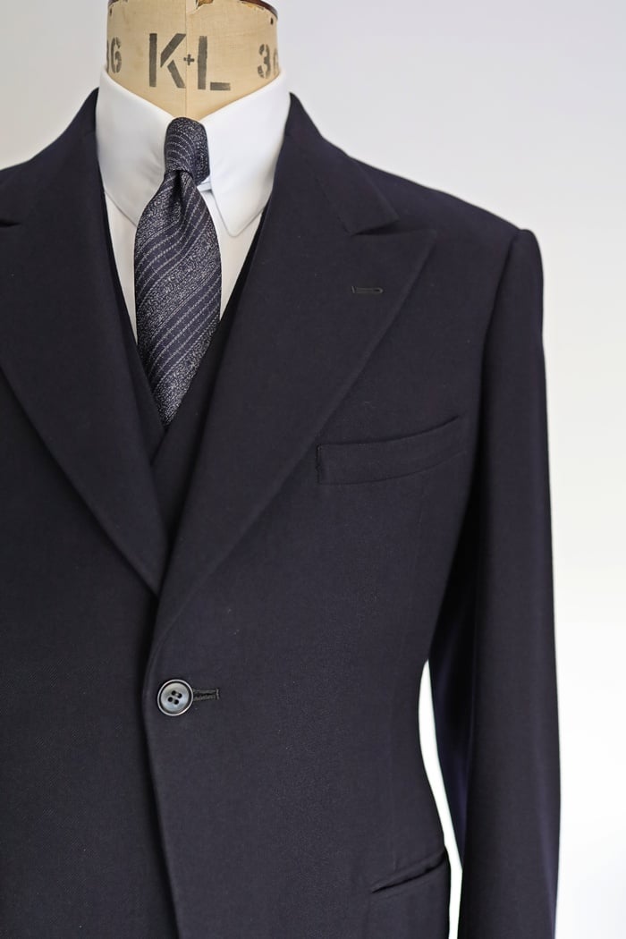 40‘s Vintage Suit/ Navy 3PC | batak Online Shop