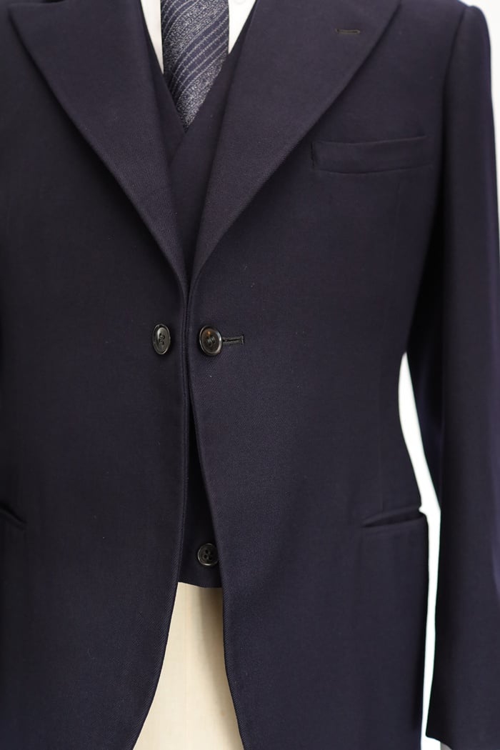 40‘s Vintage Suit/ Navy 3PC | batak Online Shop