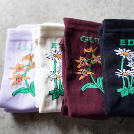 【実は庭師×gui flower】コラボ靴下（Women's）受注生産枠＊11月下旬発送