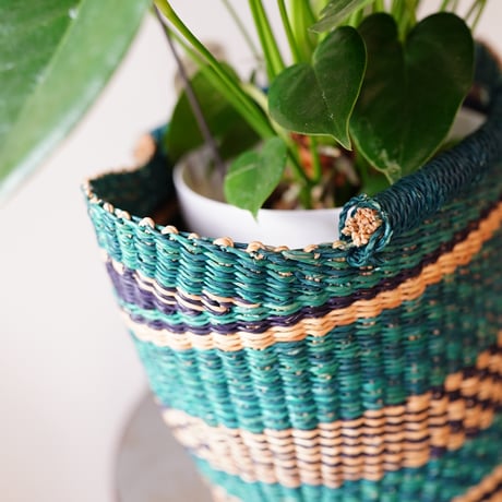 ＜CLOUDY×gui＞ ANTHRIUM BASKET SET（GREEN）
