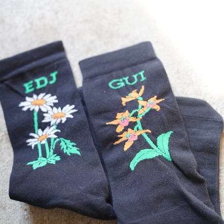 【実は庭師×gui flower】コラボ靴下（Women's）受注生産枠＊11月下旬発送