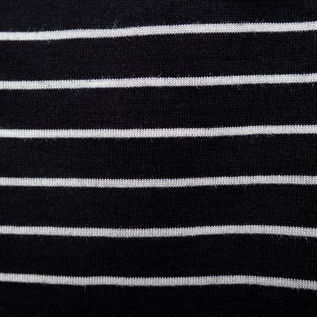 【SISIA】タッサースパンシルク ボーダーＴシャツ