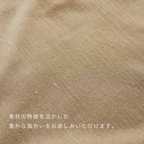 【sof.】シルクノイルヘンリーネックT