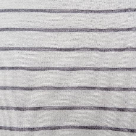 【SISIA】タッサースパンシルク ボーダーＴシャツ