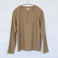 【sof.】シルクノイルヘンリーネックT