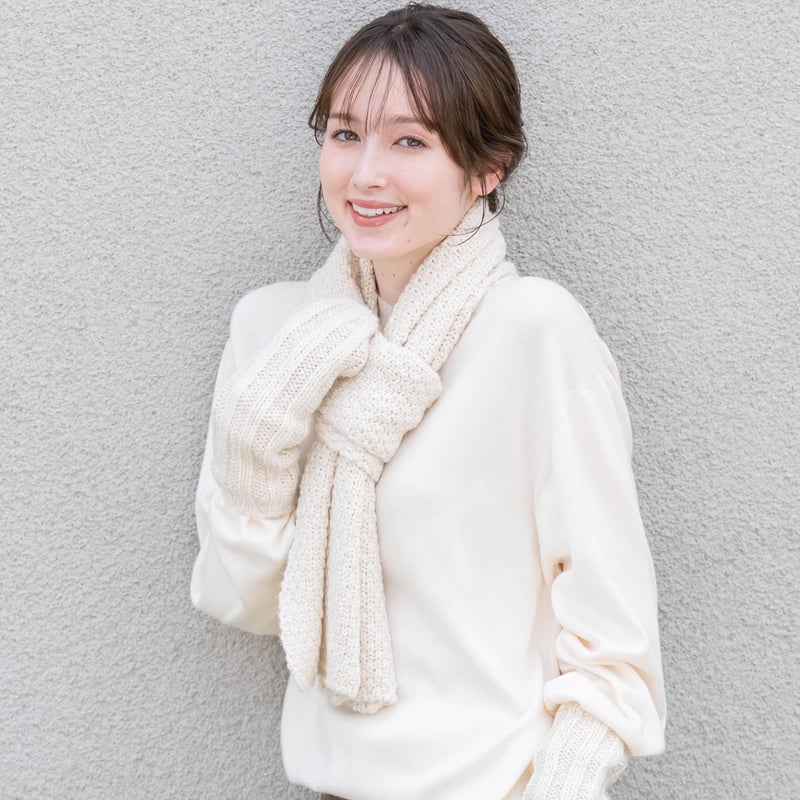 KOHARU】フラッフィーシルクストール | & Silk
