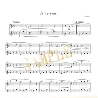 【Flute Duo】ジュ・トゥ・ヴ (Je te veux)：あなたが欲しい / サティ