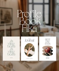 8P ܀ プロフィールブック｜席次表 ‖ Fika｜ウエディングペーパーアイテム