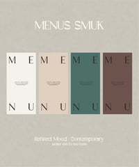 メニュー表｜Smuk ｜Wedding menus