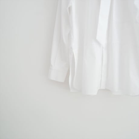 2025AW ENFOLD ASYMMETRY BOW-TIE SHIRT 300IA130-1671 2608-0258