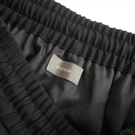WIRROW soft wool drawstring pants 2604-1403