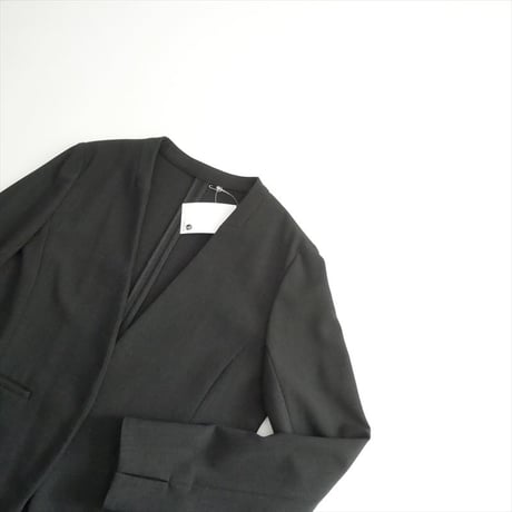 SOEJU ウールライクノーカラージャケット S-00-JK-007 2606-0528