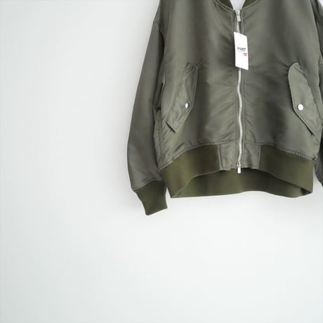 2025AW・人気完売品 未使用 MUSE de Deuxieme Classe購入品 Col Pierrot ショートタケ MA-1 25010521002530 2606-0729