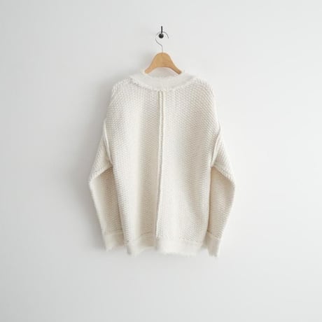 継続販売型・人気完売品 Whim Gazette TWEEDYニットジャケット WGZ1041107A0007 2604-2083