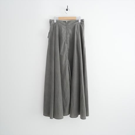 ATON HAND DYE NYLON タックフレアスカート SKAGNM0204 2608-2058