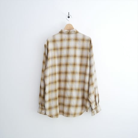 2026・人気完売品 未使用 L'Appartement別注 REMI RELIEF OMBRE CHECK SHIRT 26050570005210 2609-0869