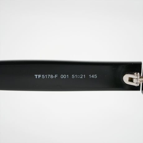 継続販売品 TOM FORD TF5178-F 001 アジアンフィット メガネ TF5178F 2607-0112