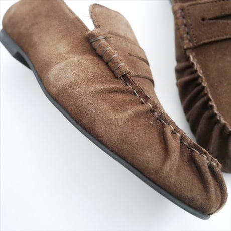 JOURNAL STANDARD L'ESSAGE購入品 ALOHAS Aven Suede Brown Leather Loafers：ローファー 26093380001910 2609-0589