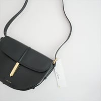 未使用 Liesse購入品 DEMELLIER TOKYO SADDLE ショルダーバッグ A0142PBG604 2609-0861